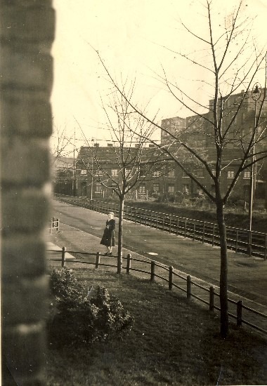 Alsdorf Wilhelmschacht - vor dem Ledigenheim