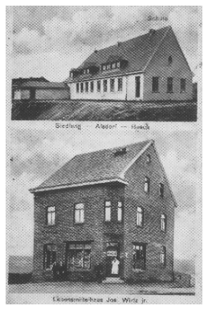 Schule und Lebensmittelhaus Jos.Wirtz jr.